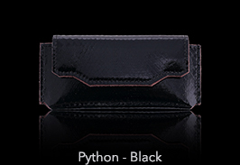 Professional 3 Python Case - Black (Handcrafted in Geneva.