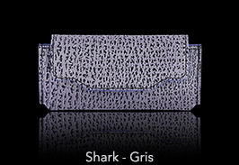 Professional 3 Shark Case - Gris (Handcrafted in Geneva.)