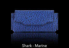 Professional 3 Shark Case - Marine (Handcrafted in Geneva.)